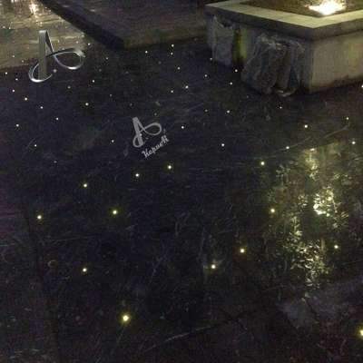 Outdoor floor starry sky decorative lighting plastic optical fiber lighting