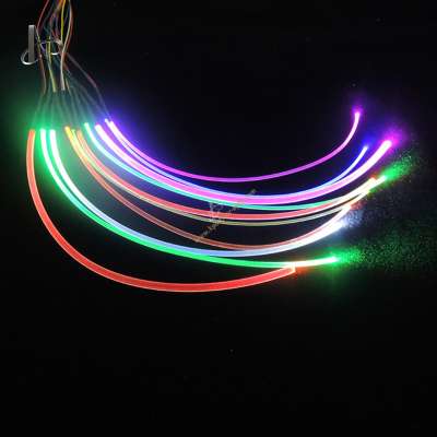 2mm 3mm Led Fiber Optic Light Side Glow Cable for Toy Car Desk Chair Bag Outline Design