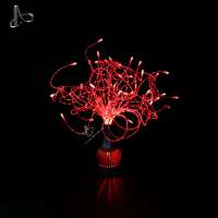 7 Color Twistable RGB LED Fibre Optic Flower