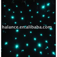 Fibre optic lighting star cloth