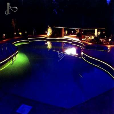 Swimming Pool Fibre Optic Lighting Solid Plastic Side Emitting Fiber Cable